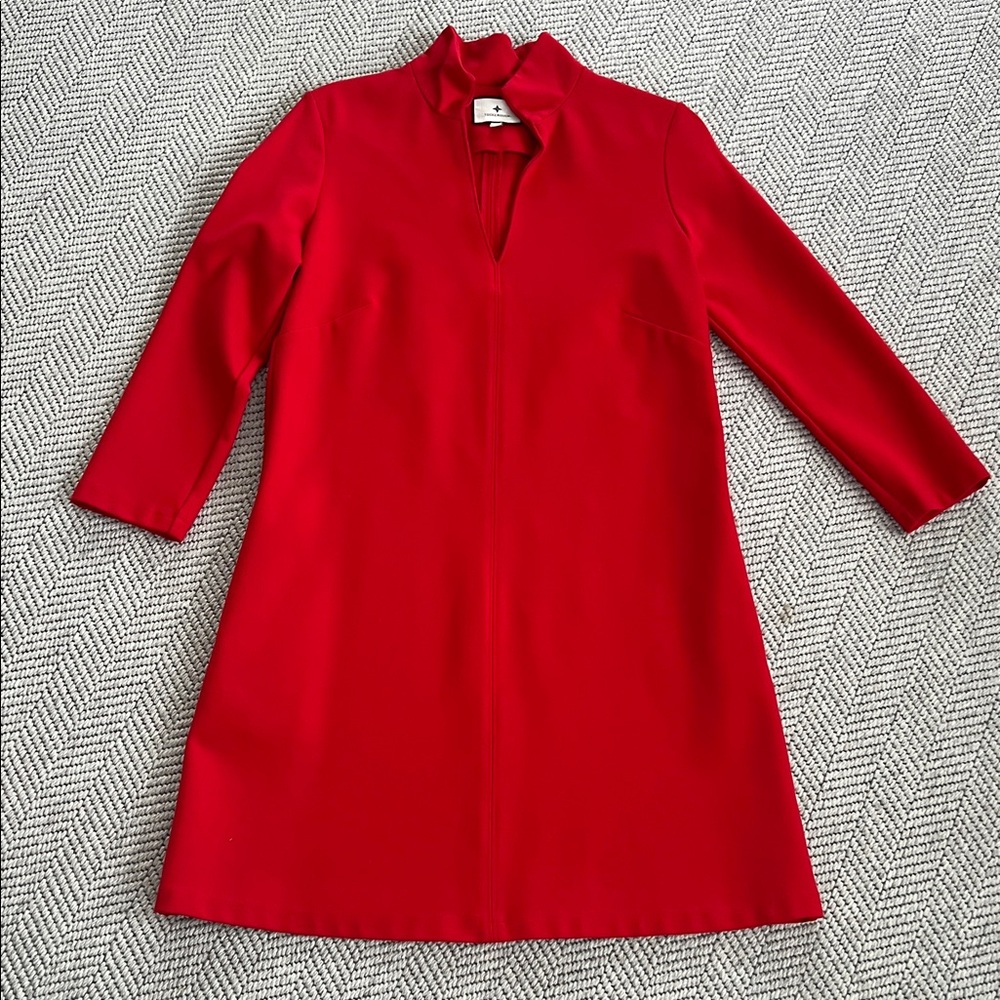 Tuckernuck Vibrant Red Long Sleeve Dress